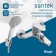 Santek Fort Bath mixer, short surplus, with accessories, chrome