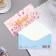 Money envelope "On this wonderful day!" delicate background, flowers, 17x8 cm
