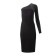 Women's dress Minaku: Partydress Black color, size 42