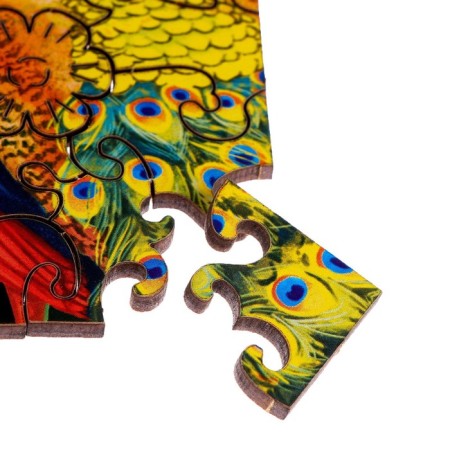 Puzzle wooden figured "Tropical fairy tale", complex-6