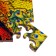 Puzzle wooden figured "Tropical fairy tale", complex