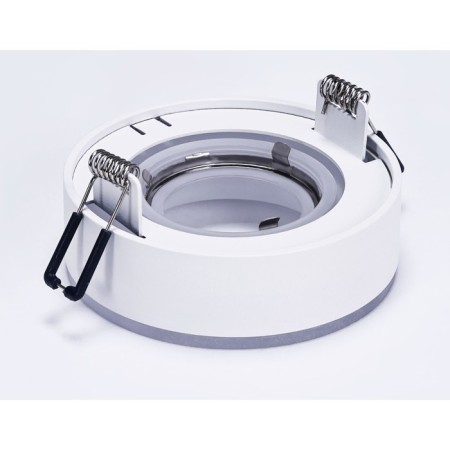 Building Lamp Ambrella Techno Spot Acrylic Frost TN3331, GU5.3, white sand, white matte-4