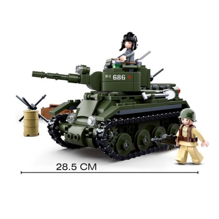 Designer Army of the Second World War “BT-2 combat tank”, 347 details-1