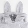 Combineson crumb I am a "bunny", gray, height 86-92 cm