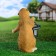 Garden Light "Gopher with a flashlight" 15x15x36cm
