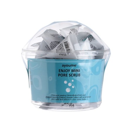 Ayoume enjoy mini pore scrub, with soda and acids, 3 g, 30 pcs