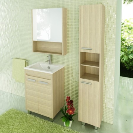Mirror Comfort Comforty Mario 60 for the bathroom, color pine Loodo-1