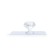 Hand button with an adhesive surface of the tundra, transparent, set 4 pcs.