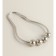 A set of hooks for curtains of the share, 12 pcs, chrome color