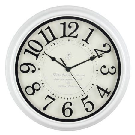 Watching, interior, d = 31 cm, silent, white
