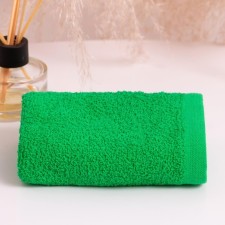 Полотенце махровое 30х50см, зелёный, 100% хлопок , 360г/м2