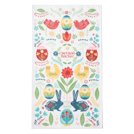 Towel "Easter Scandinavia" 40x73 cm, 100% HL, sarzha 190 g/m2-1