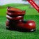 Figure Kashpo "Boot" Red (14x20cm)