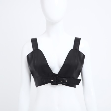 Portup - an bodice on the buttons, the color is black-3