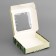 Box a gift team with a window, packaging, "camouflage", 13 x 13 x 3 cm