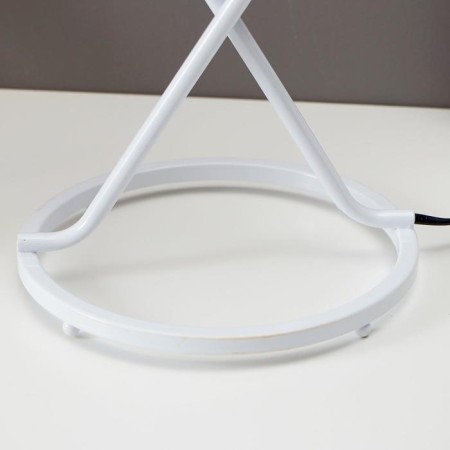 Table lamp 16035/1 E27 40W white 19.5x19.5x44 cm Risalux-4