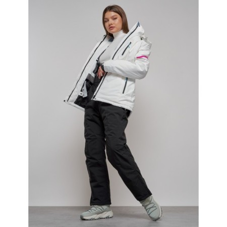 Ski suit female, size 42, white color-3