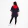 Female leggings, black color, size 52