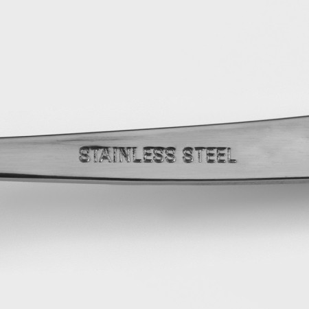 Spoon of stainless steel table of Verona, length 19.3 cm, thickness 2 mm-2