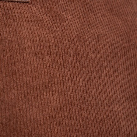 Zipper bag, external pocket, brown color-4