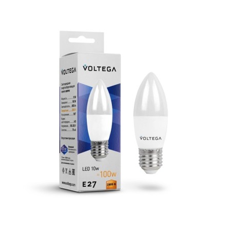 VOLTEGA 8451, 10W lamp, 3.7x3.7x11 cm, E27, 880lm, 2800k, matte color-1
