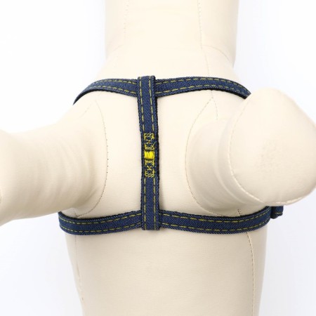 Shleka "Jeans", black lining, width 1 cm, Osh 25-40 cm, og 25-40 cm-4