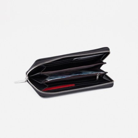 Women's wallet with lightning, black color-3