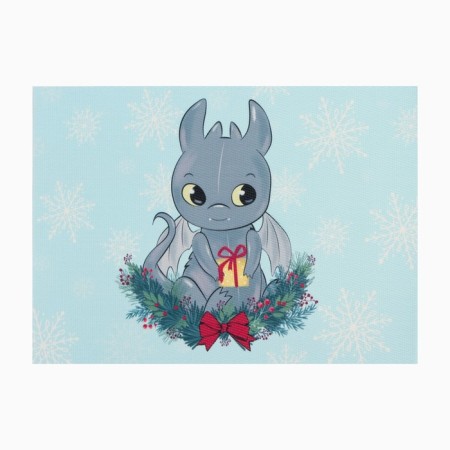New Year's napkin on the table "Gift", 40x29cm-1