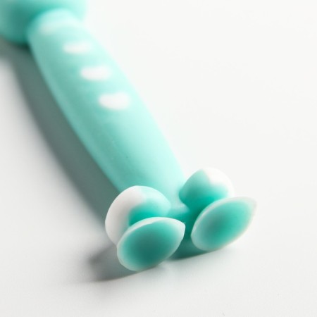 Baby toothbrush on a suction cup (nylon), color mix-6