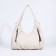 Load bag with a zipper, 3 outer pockets, milk color