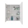 Cabinet-mirror SANSTAR SANSTAR "Universal 60 Right" White