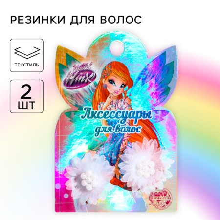 Hair elastic band, 2 pieces, Winx mix
