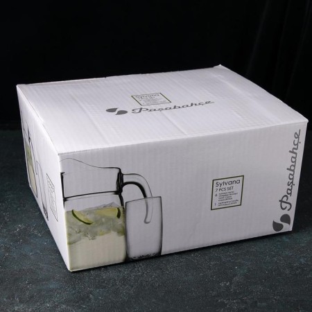 Set of drinking glass Sylvana, Capherine 1.35 liters, glasses 385 ml, 6 pcs-1