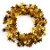 Wire for crafts and decor "Star" Length - 5 meters, Golden color
