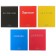 Notebook of 48 sheets in Calligrata "phrase", cover covering cardboard, offset unit, mix