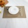 Serving napkin on the table “Window”, 45 × 30 cm, beige color