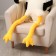 Soft toy "Flamingo", 190 cm, white color