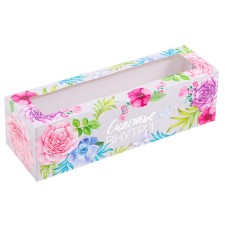 Box for Makarun, confectionery packaging 