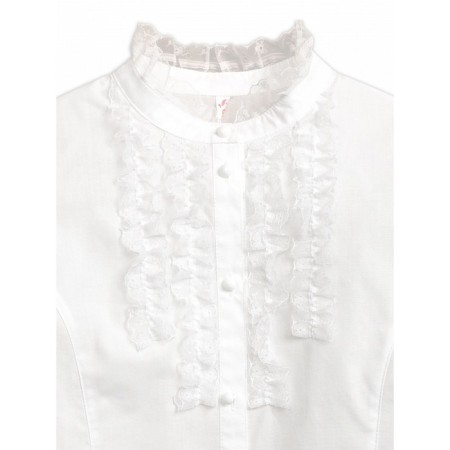 Blouse for girls, height 164 cm, white color-2