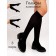 Women's golfs, size 23-25, black color, 3 pcs