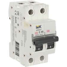 Circuit breaker automatic IEK AR-M06N-2-C040 2P, 40A,