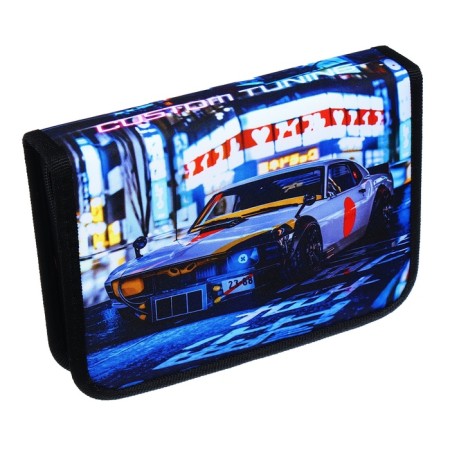 Penal 1 section, 140 x 200 x 40 mm, 2 folding strips, fabric, Hatber "Night drift" NPK_74286-2