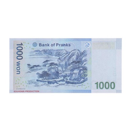 A pack of bills of 1000 South Korean won-2