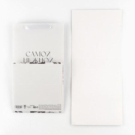 Carriage for colors with a liner for fixation, "the most tender", white, 35 x 20 x 20 cm-10