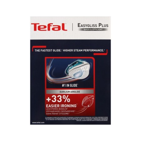 TEFAL FV5718E0, 2500 W, ceramic sole, 45 g/min, 270 ml, white-turquoise-8