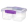 Rectangular two -section container, 835 ml