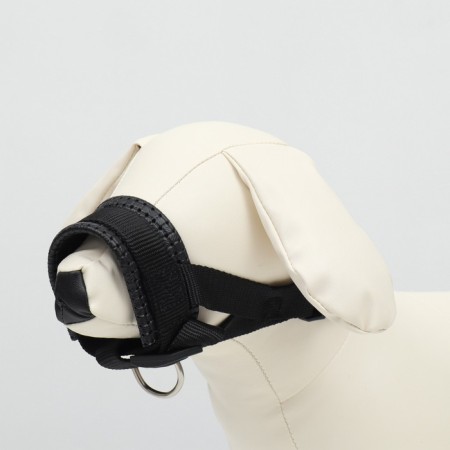 Donmodor Uzmordnik for dogs with a lining, size M, OM 15-26 cm, Osh 13-20 cm, black-1