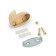 Furniture hook cappio sea, one -rod, zinc, color gold