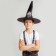 Carnival hat "Nightmare Fun" black, with a garland
