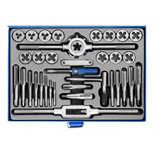 Set of taps and dies 